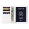 Engraved Name Women Men Passport Cover Travel Vintage Marble ID Credit Card Passport Holder Customized Business Leather Wallet ► Photo 2/6