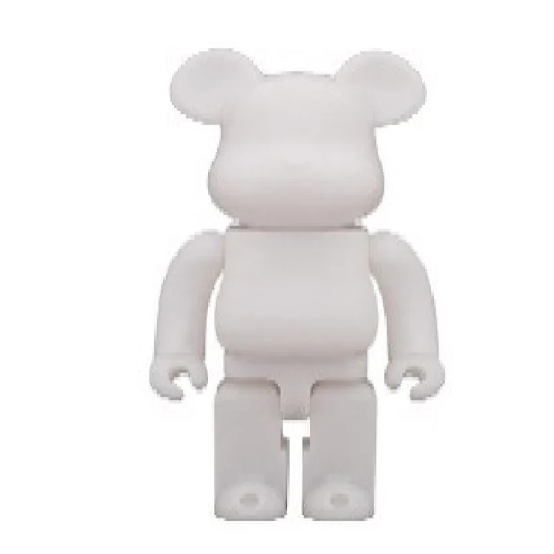 400% черно-белый Bearbrick Violence Bear Garage Набор строительных блоков Медведь кукла DIY Цветная рисованная игрушка модель