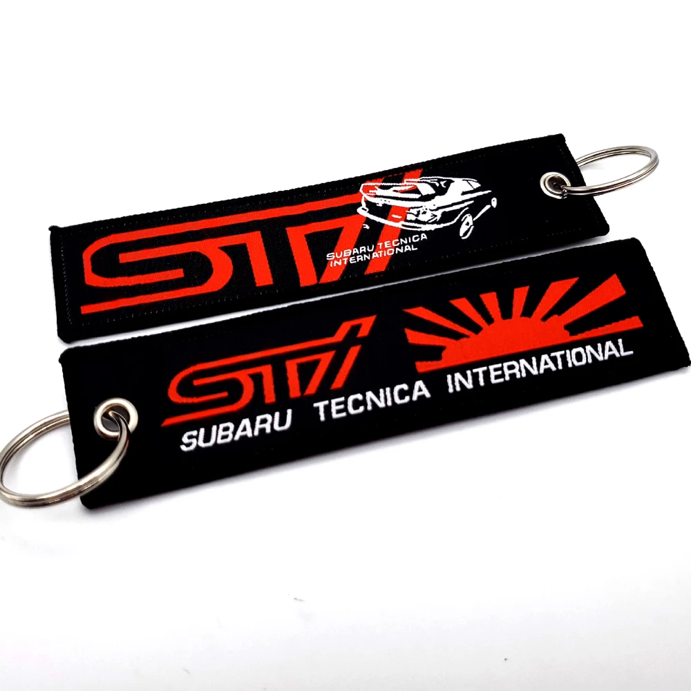 

JDM Style Keychain For STI illest ASMIO Spoon Anti-Lost For Boys Friends Modify Cars Car Key Accessories For JDM Style
