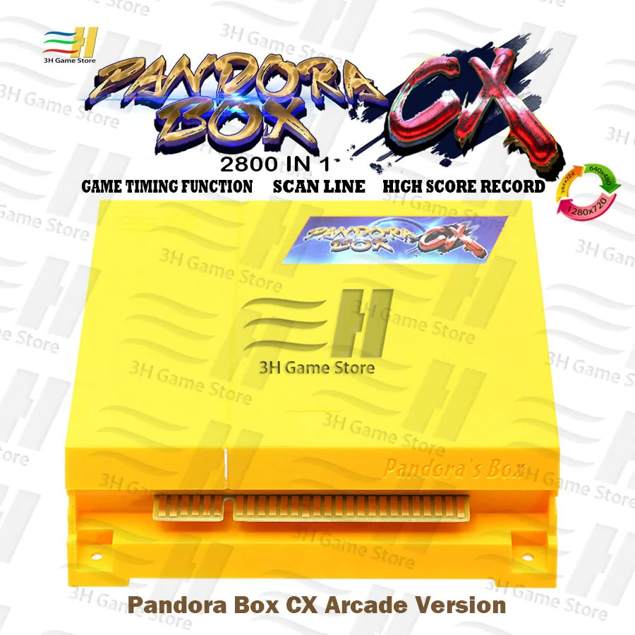 Pandora Box CX 2800 в 1 аркадная версия jamma pcb для аркадной машины VGA CGA HDMI совместимый crt