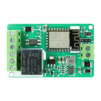 

DC 12V ESP8266 ESP-12F Wireless Wifi Module 220V 10A Relay Module ESP12F 802.11b/g/n 2.4GHz