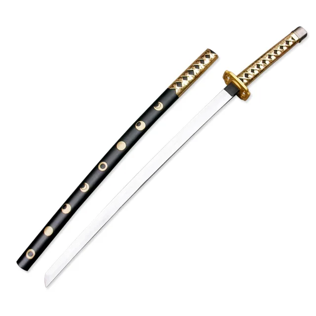 [Забавный] 100 см косплей онлайн игра Touken Ranbu Mikazuki Munechika оружие Катана самурайский Деревянный Меч Модель Аниме вечерние костюмы