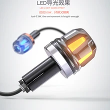 Руль мотоцикла, аксессуары балансовая головка ручки украшения рукоятки для мотокросса защиты электродвигателя светодиодные сигнальные лампы