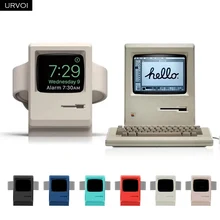 Держатель URVOI для apple watch series 6 SE 5 4 3 2 1, подставка, ночная подставка, Ремонтный держатель, домашняя зарядная док-станция для ПК для Macintosh Держатель URVOI для apple watch series 6 SE 5 4 3 2 1, подставка, ночная подставка, Ремонтный держатель, домашняя зарядная док-станция для ПК для Macintosh