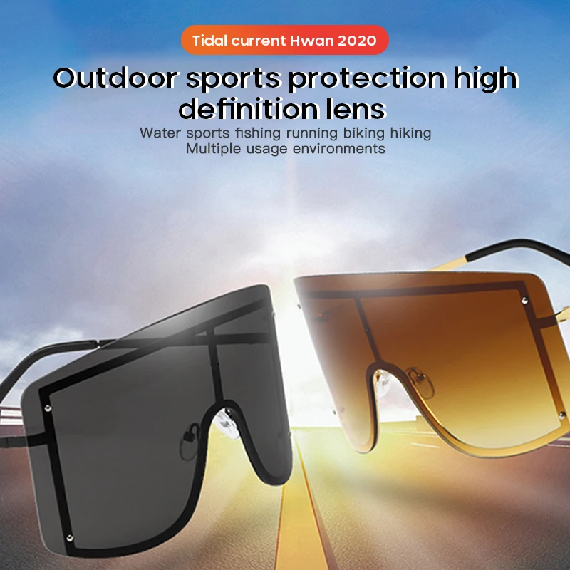 

2020 Cross-border Fashion Internet Celebrity Sunglasses Ultralight Metal Frame Slim Sunglasses Dark Glasses Dust - Proof UV400