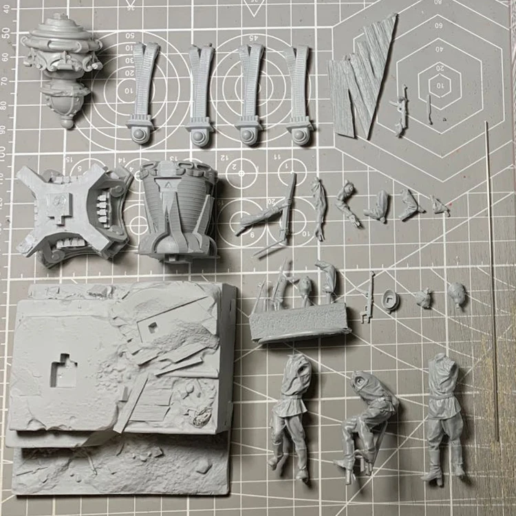 1/35 Resin Model figure GK Soldier THE FLAG OVER BERLIN