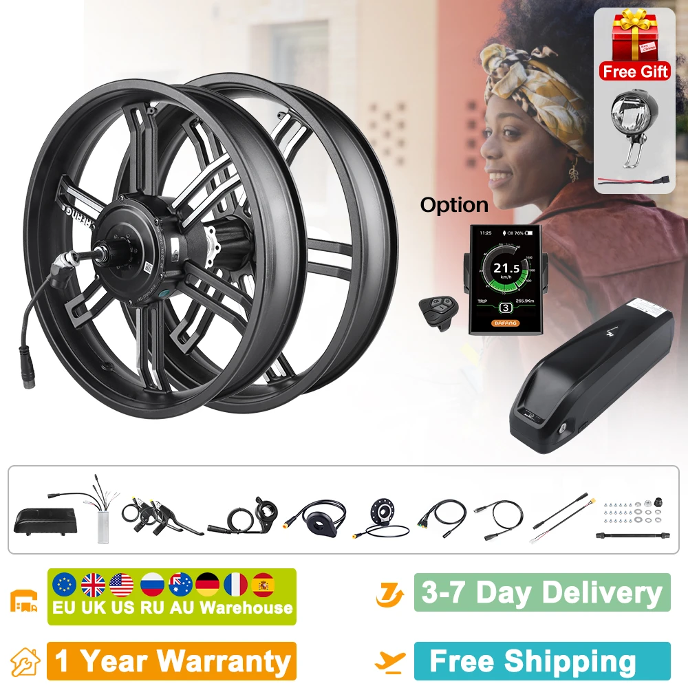 Bafang Integrate Hub Motor Kits 48V 750W 20inch Rear Hub Motor Front