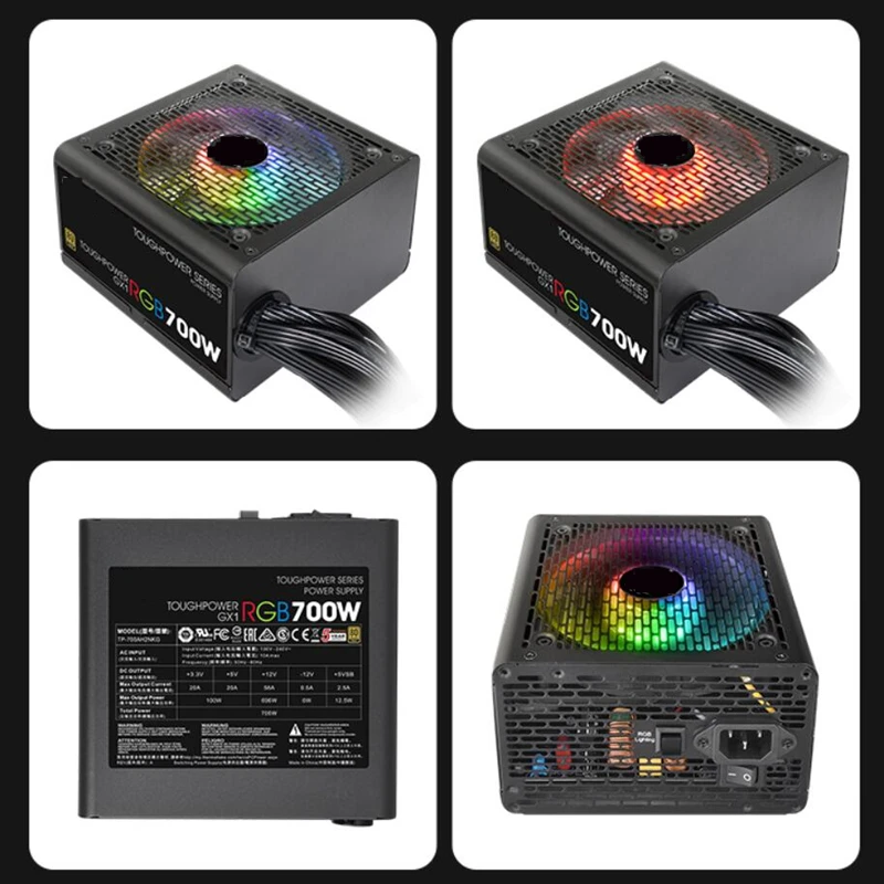 Alimentation 600W Thermaltake Smart RGB 80 Plus