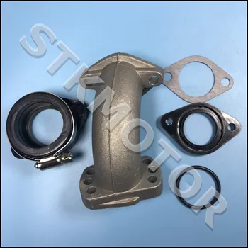 

PE 24 26 28 VM24 VM26 Carburetor Mainfold Intake Pipe Inlet For 150cc 155cc 160cc YX Zongshen Engine Pit Dirt Bike Motorcycle