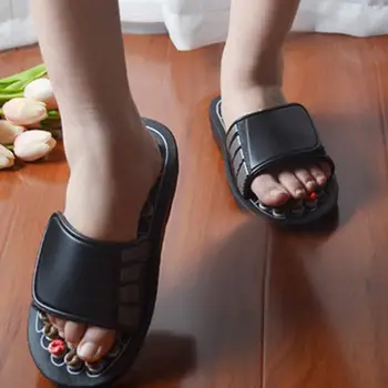 

Massager Foot Footwear Blood Activation Anti-Stress Reflexology Shoes Slipper Chinese Acupressure Therapy Flat Slippers New