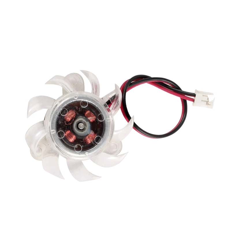 35mm Clear Plastic VGA Graphic Card Cooling Fan Cooler for PC Computer 2
