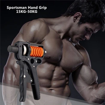 

Hand-muscle Developer Adjustable Hand-Grip Finger Wrist Forearm Strength Builder Training Shaping Resistance Arm Exerciser