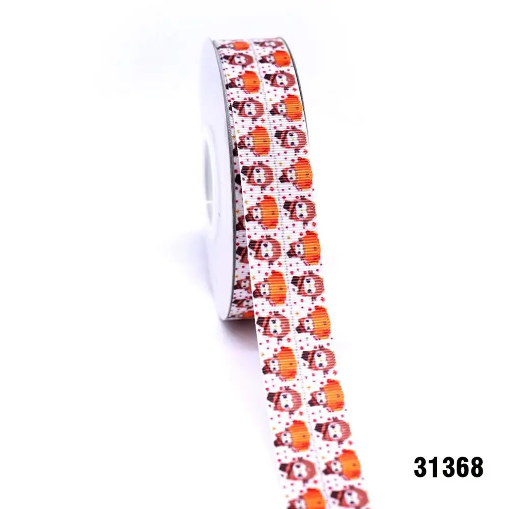 50 ярдов мультфильм напечатанный grosgrain ленты 31367 - Цвет: 31368