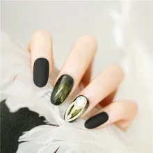 117-Galaxy драгоценный камень зеленый кошачий глаз прыжок круглый носок кошачий глаз прыгающий цвет INS ветер одежда маникюр поддельные ногти патч