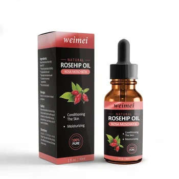 

Organic Rosehip Seed Oil For Face-Pure Cold Pressed Facial Oil Natural Non-Greasy Moisturizing Serum