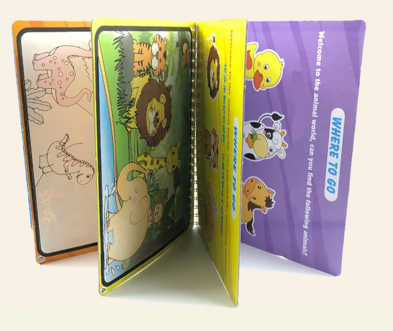 Hot Sale Magic Water Drawing Book Coloring Book Doodle& Magic Pen Painting Drawing for Children Toys and Have a Good Quality