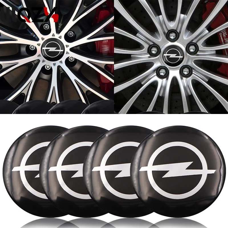 

4Pcs Car Styling Car Tire Wheel Center Hub Cap Sticker emblems For Opel Astra H G J Corsa Insignia Antara Meriva Car accessories