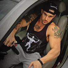 Фитнес-тренировка, спортивные, для бега, Повседневный, свободный, облегающий жилет, мускулистый, мужская, без рукавов, блузка, баскетбол, впитывает пот, быстро D