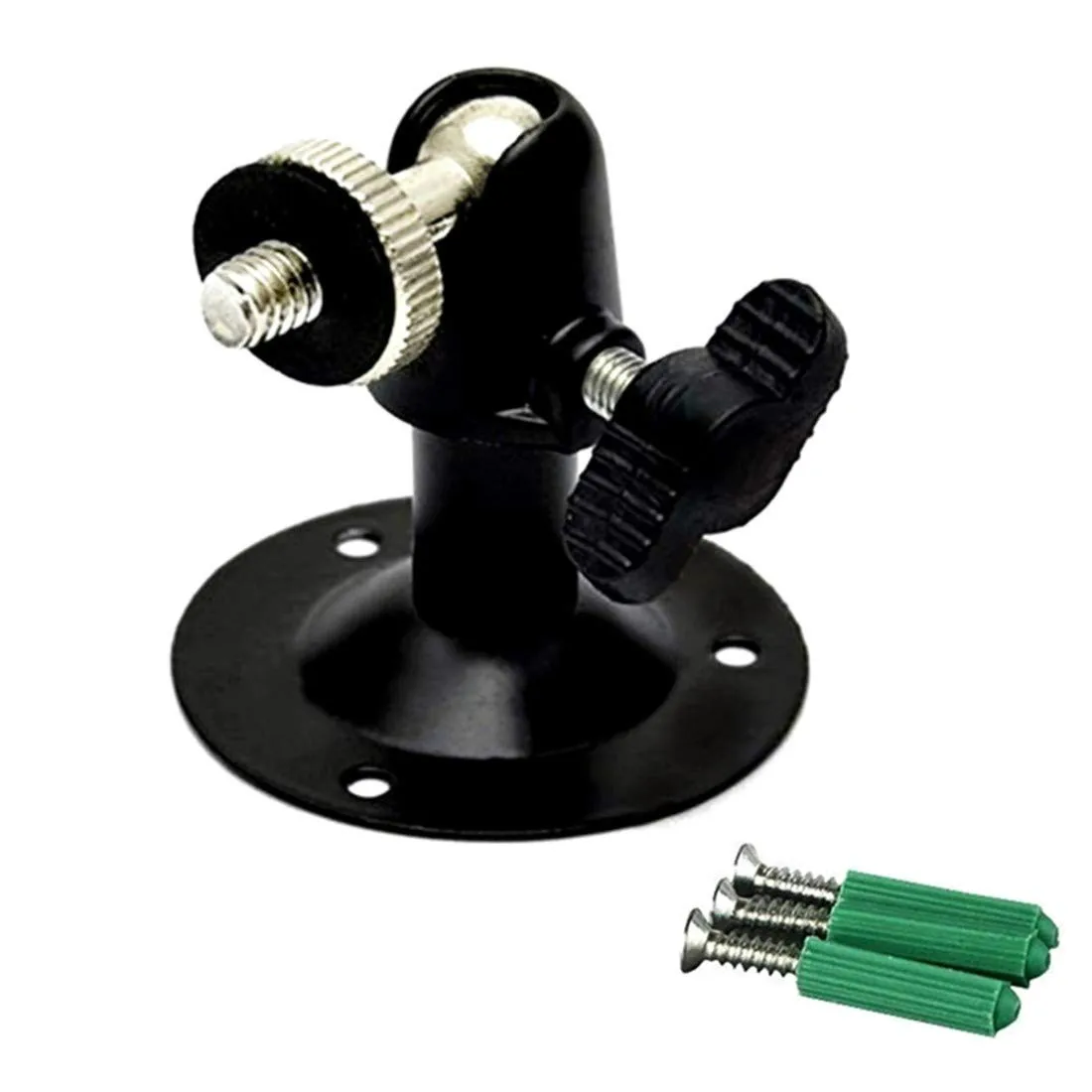 

New Wall Mount Bracket Installation Metal Holder Secure Rotary CCTV Camera Stand For Security Surveillance Camera