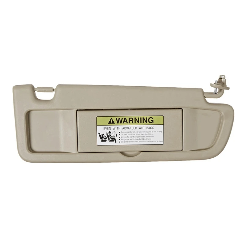 83280-SNA-A01ZB UNIGT Driver Left Pearl Ivory Sun Visor Assembly Replace for 2006 2007 2008 2009 2010 Civic Sunvisor