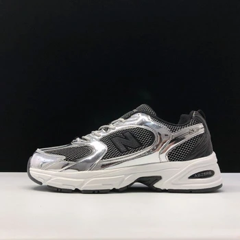 

Unisex New Balance Men/Women NB530 V2 Reflective Summer Breathable Walking Walking Shoes Silver WR530KK Clunky Sneakers 36-45
