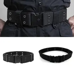 Nylon Weave Belt With Plastic Plugging Tactical Waist For Training High Adjustable Strap Quality Outdoor