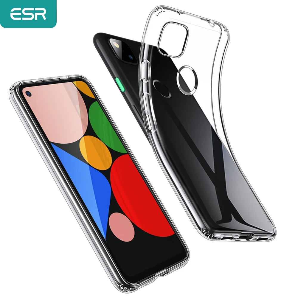 ESR чехол для телефона 2020 Google Pixel 4a/4/4XL/3a/3XL однотонный задней панели из мягкого ТПУ с