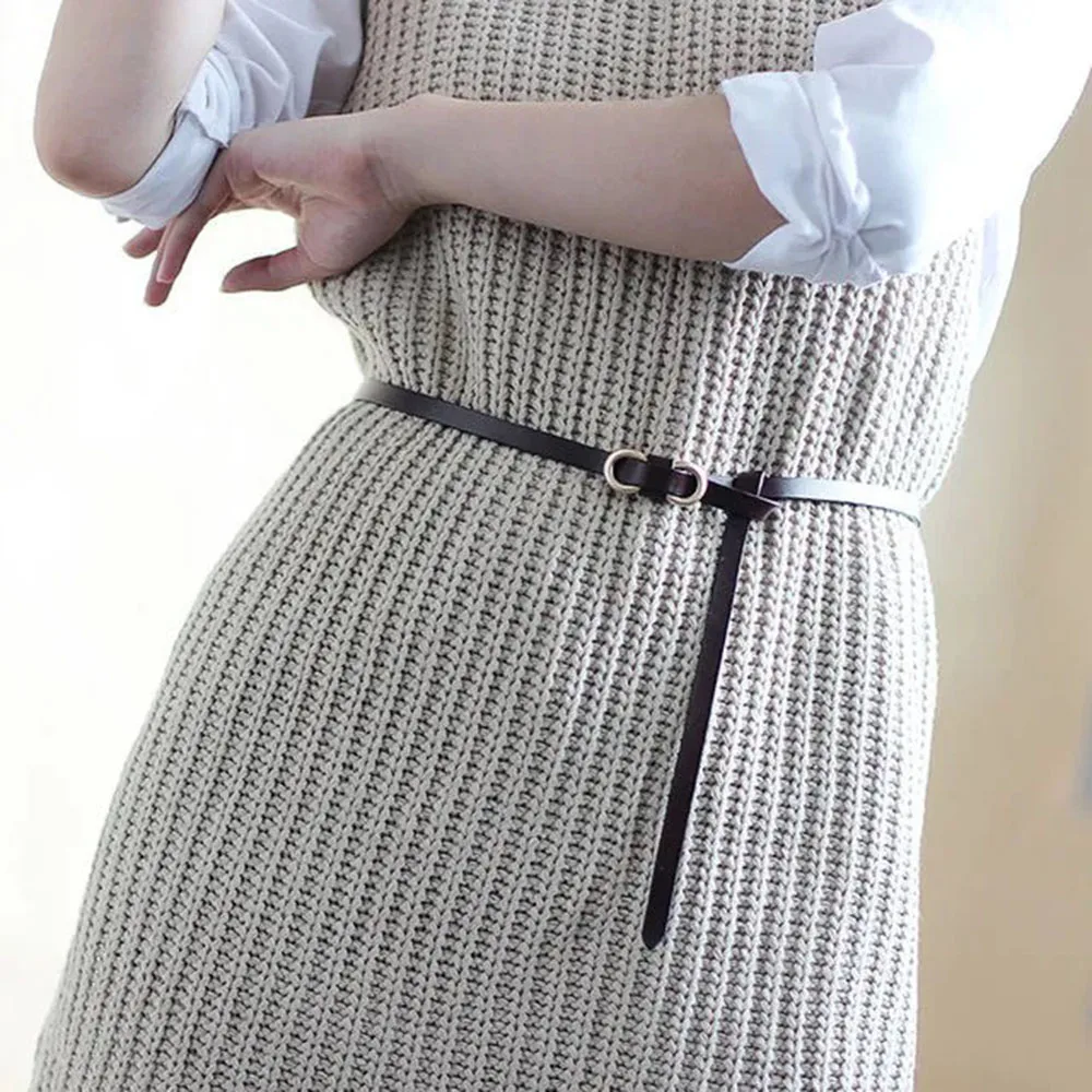 Women's Belt Fashion Jeans Knotted Belt Decoration Long Belt Dress Accessories Women's Suits Slim Clothes Sweater Waist Belt