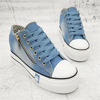 ladies lace up trainers