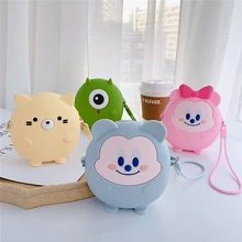 Корейский модный женский милый мультяшный кошелек, многофункциональные кошельки, держатели на молнии, мягкие женские мини-кошельки