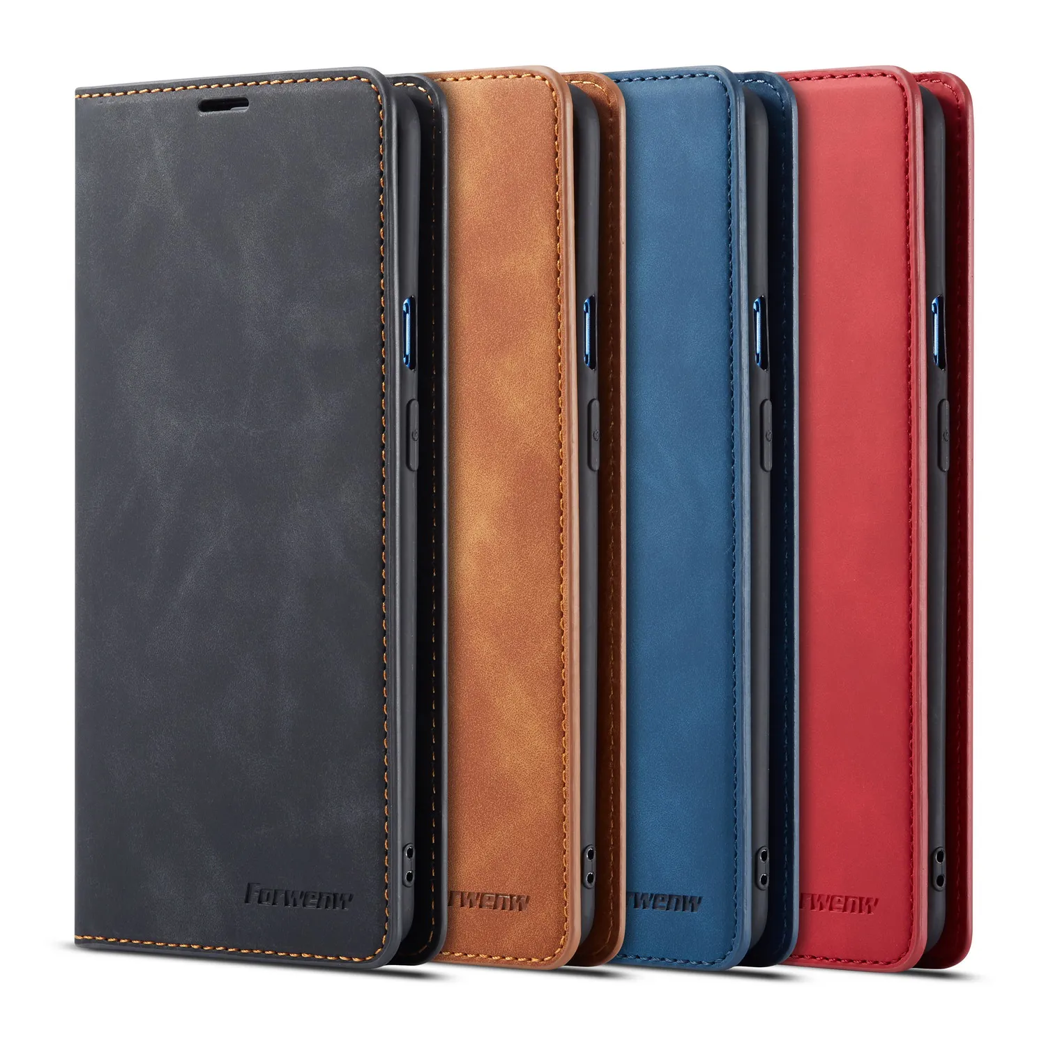 

Andme Retro Leather Flip Wallet Phone Case For One plus 7 Phone Bag Case For Oneplus 7 Pro Business