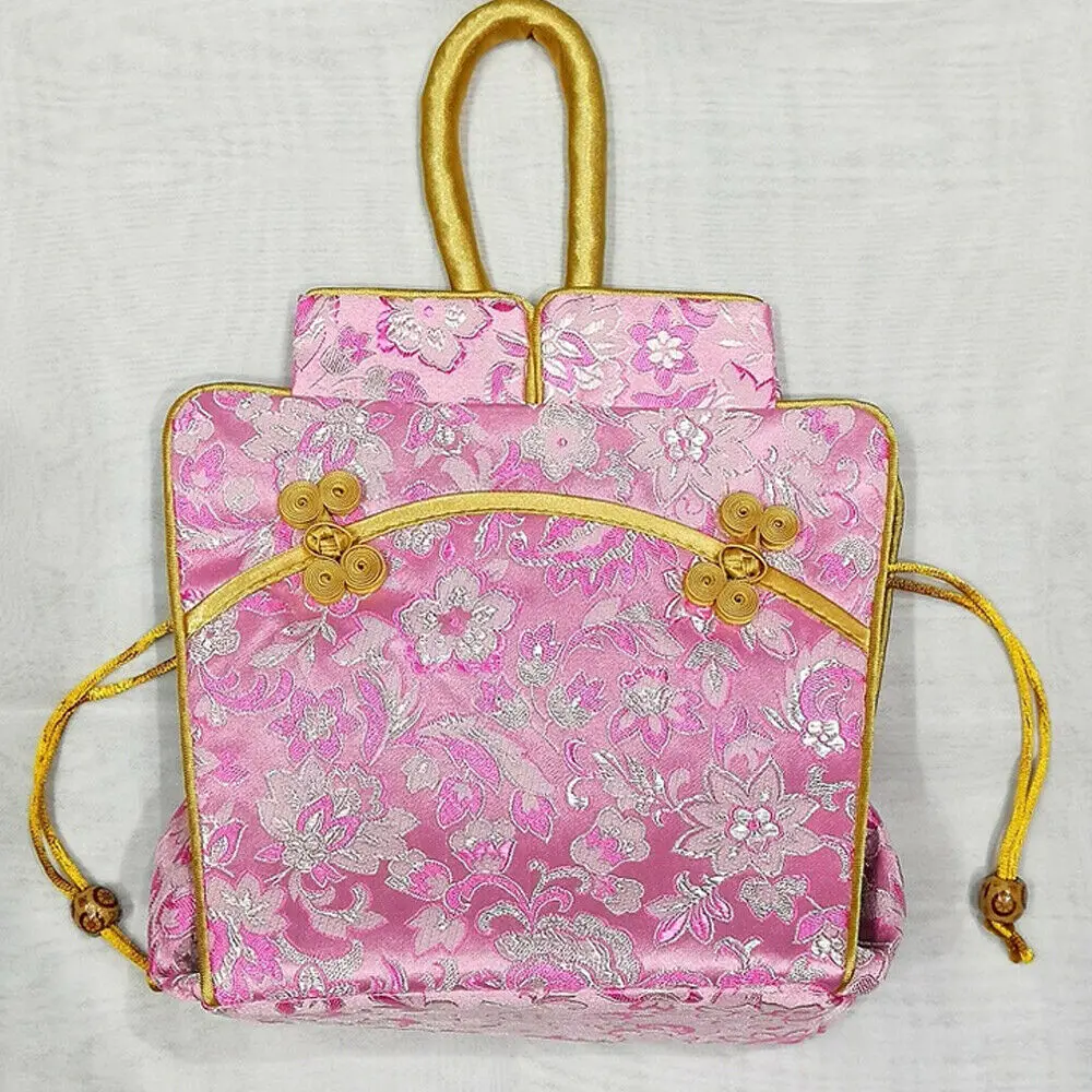 New Women Embroidery Silk Bag Vintage Style Messenger Bag Chinese Style Handbag Purse Bag - Цвет: Style 3 G