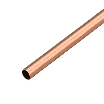 

uxcell 1pcs Copper Round Tube Pipe 9mm Outside Diameter X 8mm Inside Diameter 500mm Long Seamless Round Tube Durable