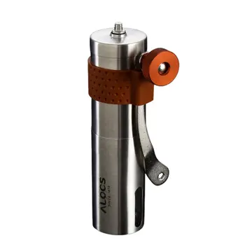 

Durable Stainless Steel Portable Manual Grinder Adjustable Grinding Core Storage Rocker Manual Grinder With Metal Handle