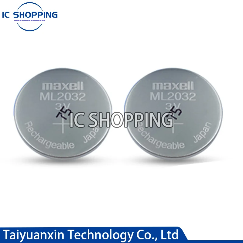 210PCS Brand New Original Maxell Ml2032 ML2016 3v Rechargeable Button