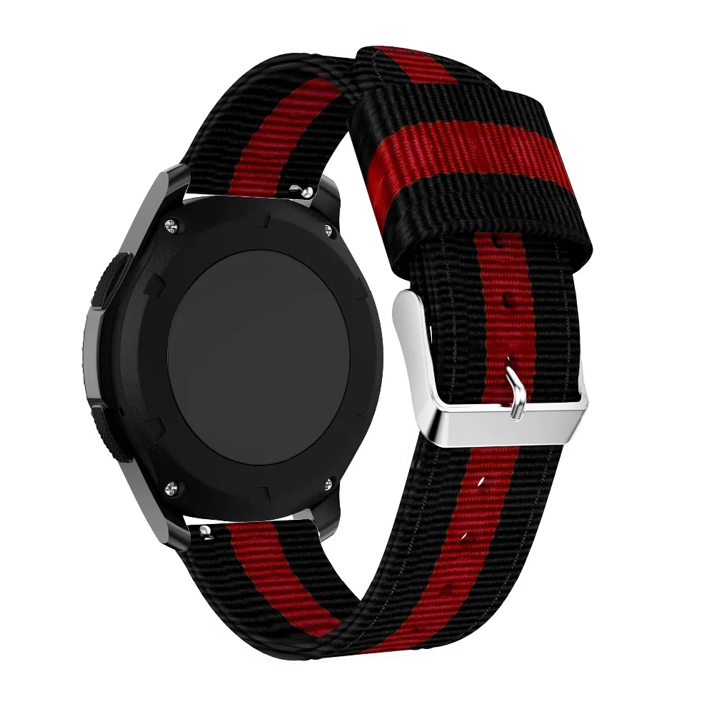22 мм нейлоновый ремешок для часов для samsung Galaxy Watch 46 мм/gear S3 Frontier браслет для смарт-часов Спортивная Замена Correa Band