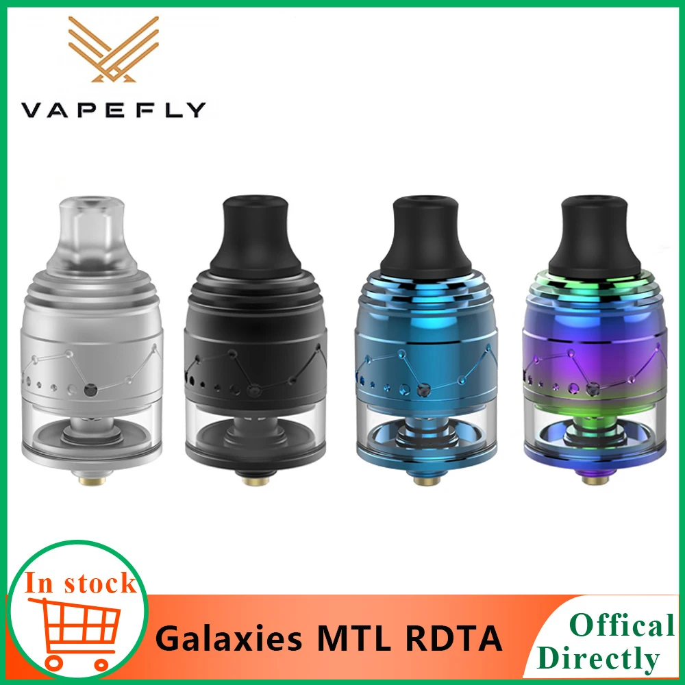 2 шт./лот оригинальный Vapefly Galaxies MTL RDTA 22 мм Squonk мл топ заполнение анти тепло rdta