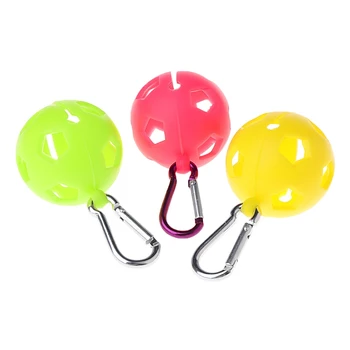 

Golf Ball Protective Holder Cover Case Silicone Sleeve Carabiner Sport Accessory