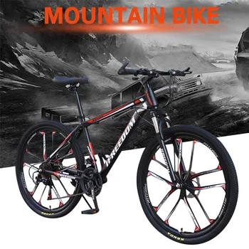 

Mountain Bike 21 Speed 26 Inch Carbon Steel Bicycle Full Suspension bicicleta Outroad mountain bike road bike bicicletas bycycle