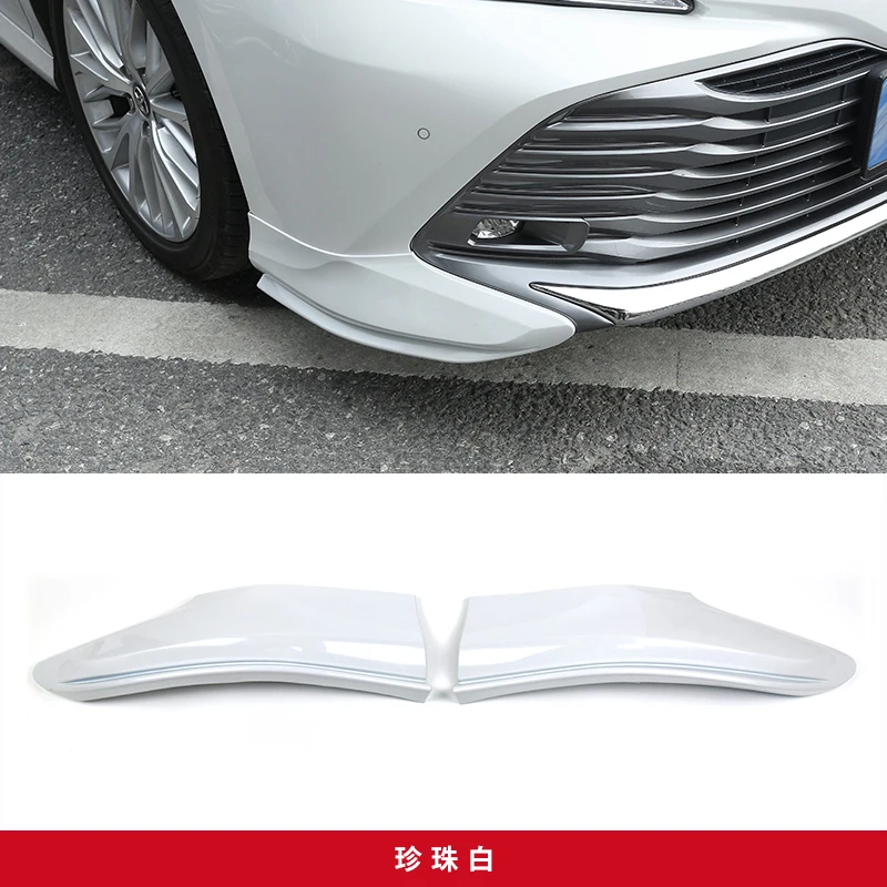 BeingWins автомобильный Стайлинг для Toyota Camry бампер передний губа угловая отделка переднего бампера бар - Цвет: A3