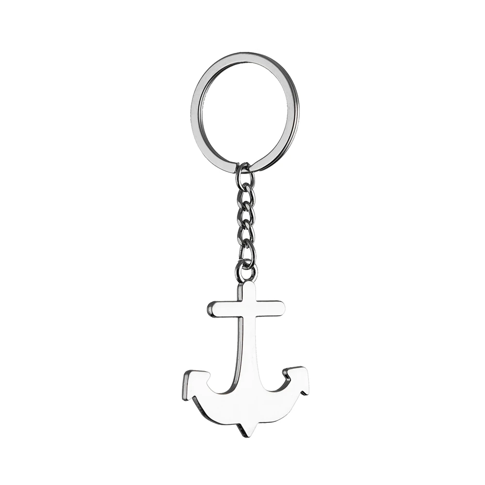 Key Chain Автомобильный орнамент, подвеска, Карибский пират, якорь в стиле ретро с черепом, автосалон, зеркало заднего вида, украшение, автомобильный брелок, аксессуары - Название цвета: Key Chain