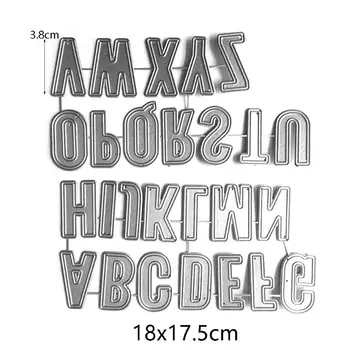 

Alphabet Letter Metal Cutting Dies Stencil Scrapbooking DIY Album Stamp Paper Q1FD