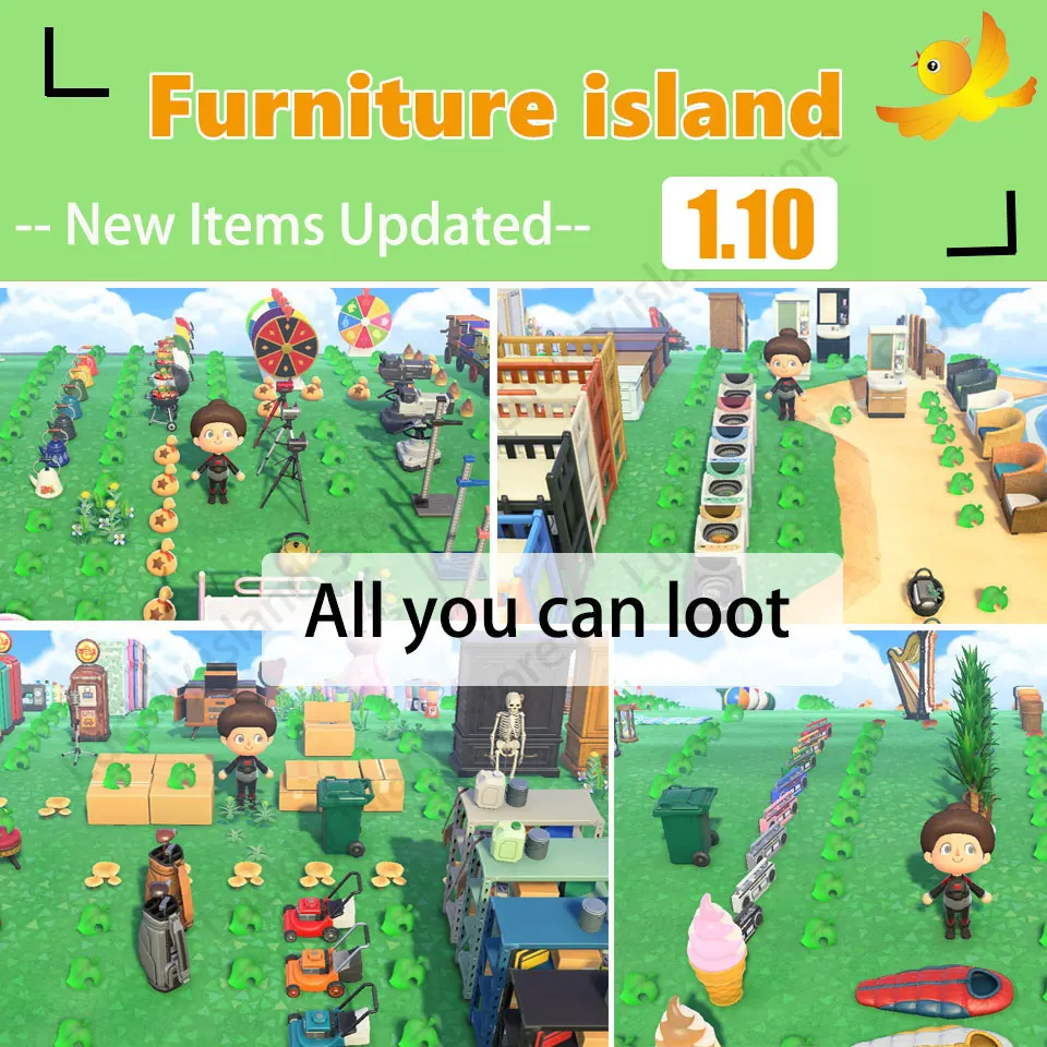 Ropa de Animal Crossing New Horizons, receta 639, pintura de arte auténtico, museo, se han añadido a la última isla de muebles