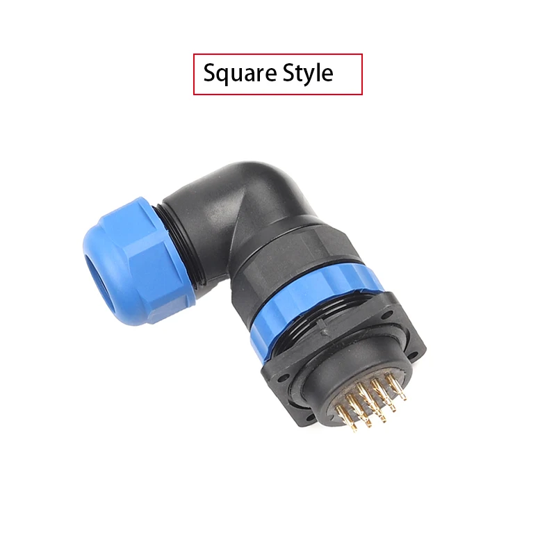 

SP28 Waterproof connector IP68 Plug/Socket 2/3/4/5/6/7/9/10/12/14/16/19/22/24/26Pin DIY YOU Cable Connector Elbow Square TYPE
