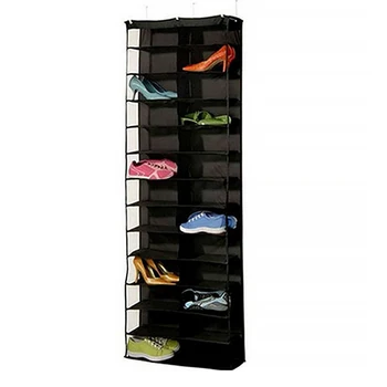 

26 Pocket Organizer Foldable Shoe Rack Multifunction Slippers Door Storage Household Holder Closet Display Space-saving Hanging