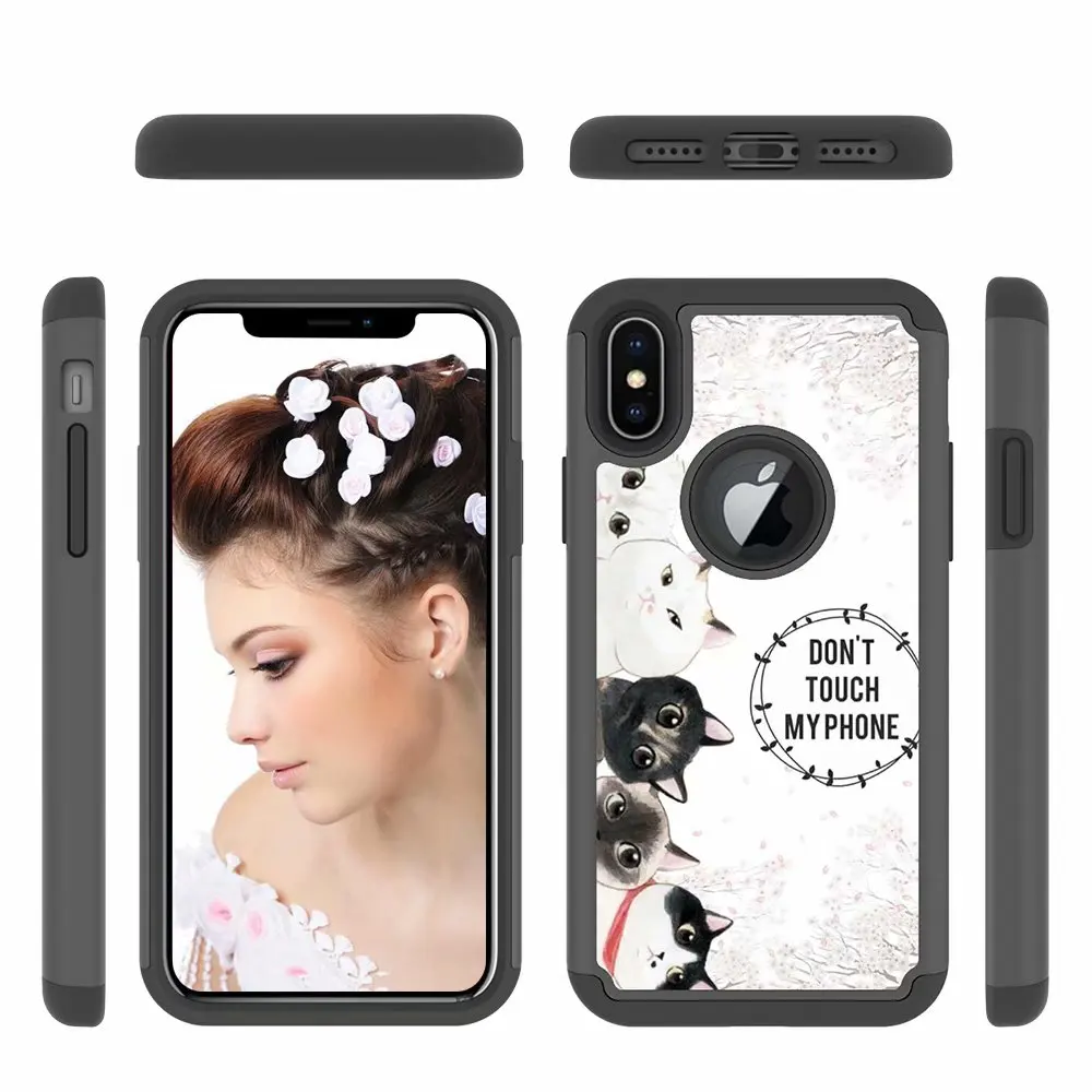Чехол для iPhone X, XS, XR, XS, Max, iPod Touch, 5, 6, 7, тканевый чехол с защитой от падений, чехол с цветной картинкой, усиленная защита
