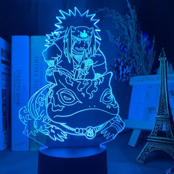 

3d Led Night Light Naruto Jiraiya Kakashi Sasuke Night Light for Home Decor Lamp 3d Nightlight Lamparas Luminaria Naruto Lamp