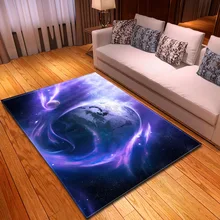 Ковер Dream Galaxy Space с 3D принтом, мягкие фланелевые домашние ковры в скандинавском стиле для гостиной, спальни, декоративный ковер для детской комнаты, коврик для игровой зоны