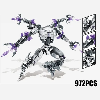 

HOT future robot Predator mech moc building block military army swat figures assembly bricks toys for boys gifts