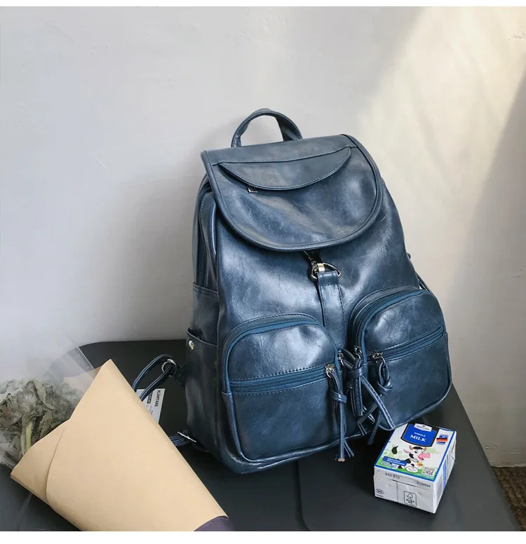 Mochila Feminina Para notebook Grande Couro Mochila Feminina Повседневный непромокаемый большой черный рюкзак для женщин роскошный из искусственной кожи